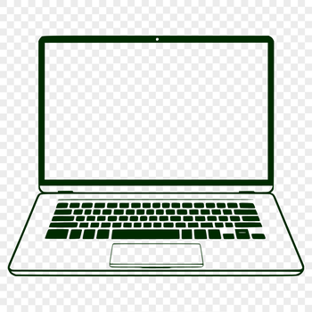 Vector illustration of a modern computer, suitable for graphic design projects