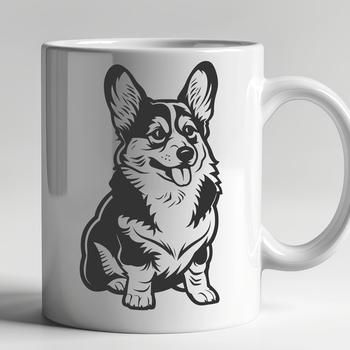 Free Corgi - Sublimation DXF