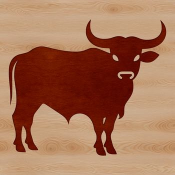 A digital illustration of a cow, suitable for use in graphic design projects.