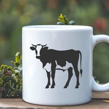 Stunning Cow In PDF And PNG