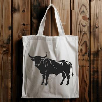A high-quality, full-body illustration of a cow, suitable for various design projects and applications.