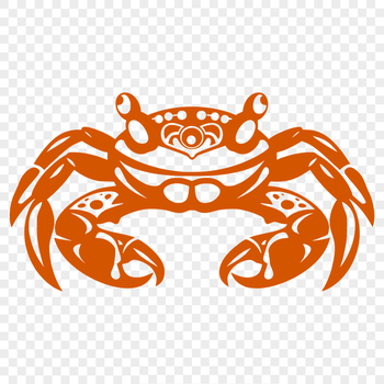 Free Stunning Crab Illustration