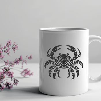 Ornate Crab - Vinyl DXF