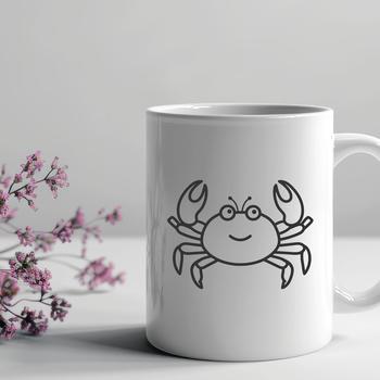 Artistic Crab - For Cricut Project