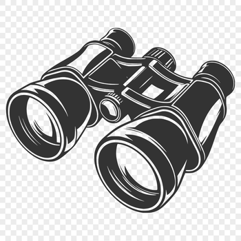 Stunning Binoculars In DXF Free Commercial Use Download