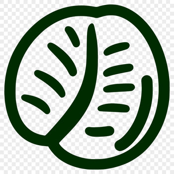 A high-quality vector graphic illustration of a single coffee bean in detail.