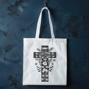 Vector illustration of a traditional crucifix featuring intricate details.