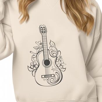 Ornate Guitar In PDF Format