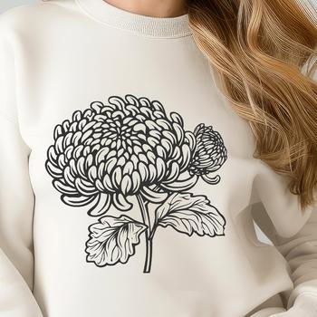 Free Chrysanthemum - Cricut PDF