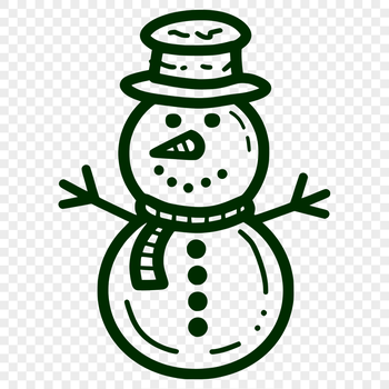 Free Snowman - Sublimation SVG