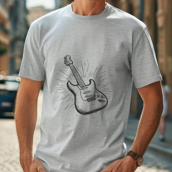 Free Unique Guitar Vector Drawing