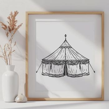 Free Artistic Tent - Free PNG Download, Commercial Use