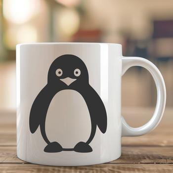 Cute Penguin In SVG & PNG