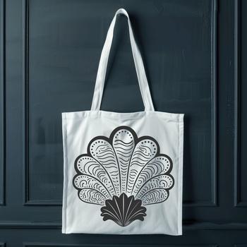 A detailed illustration of a seashell, suitable for vector designs and cutting machine projects.