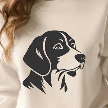 Artistic Beagle In SVG