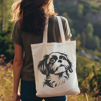 Creative Shih Tzu In DXF Format