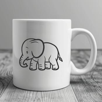 Beautiful Elephant Printable Artwork