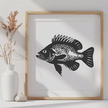 Stunning Fish Vector Drawing