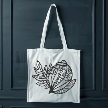 A digital illustration of a seashell, suitable for vector graphics design.