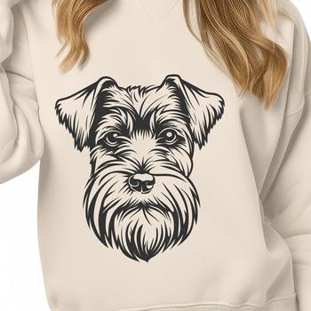 Creative Miniature Schnauzer - Vinyl PNG