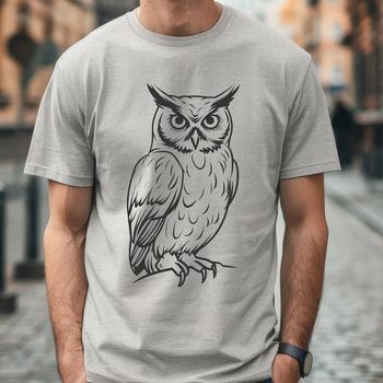 Perched Owl - DXF