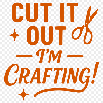 Funny craft quote in vector format