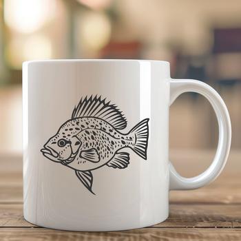 Stunning Crappie - Laser DXF