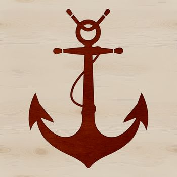 A set of stylized anchor silhouettes against a simple background.