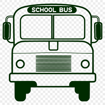 A detailed illustration of a school bus in vector format.