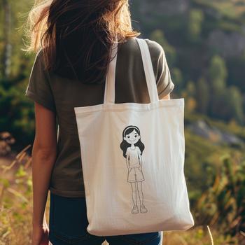 An SVG clip art design featuring a portrait of a little girl.