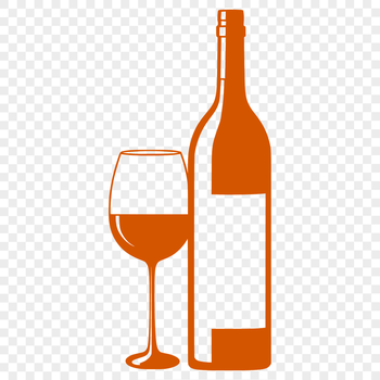 A glass filled with red wine, sitting on a table.