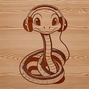 A high-quality, scalable graphic representation of a reptile animal.