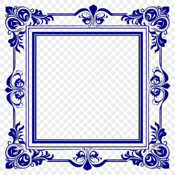 A digital frame with customizable design options.