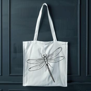 A colorful dragonfly design in vector format.