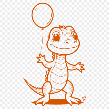 A reptile with scales, a long tail, and sharp claws.
