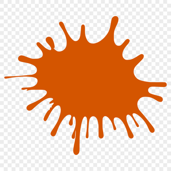An SVG design featuring a stylized splat motif with bold lines and vibrant colors.