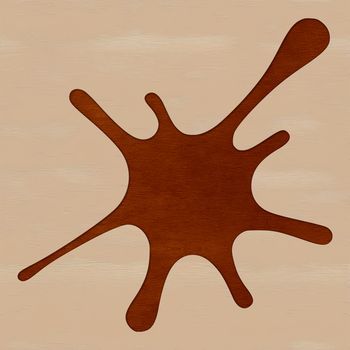 A colorful splat shape with irregular boundaries, suitable for design projects and cutting machines like Cricut.