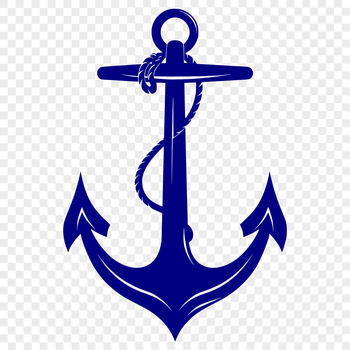 Anchors in a nautical design, ideal for vector art projects.
