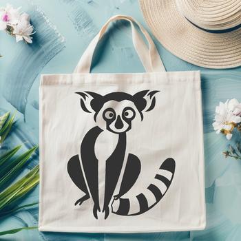 Artistic Lemur - Glowforge PNG