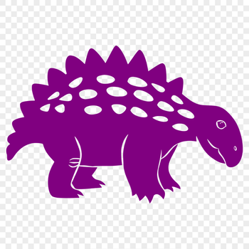 Free Creative Ankylosaurus Printable Artwork