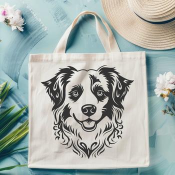 Beautiful Australian Shepherd - Laser Engraver DXF