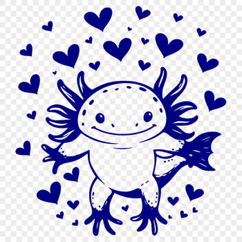 Free Free Axolotl Digital Artwork