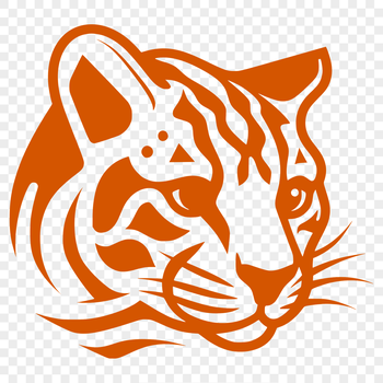 A detailed illustration of an ocelot's head, suitable for vector art and commercial or personal use.
