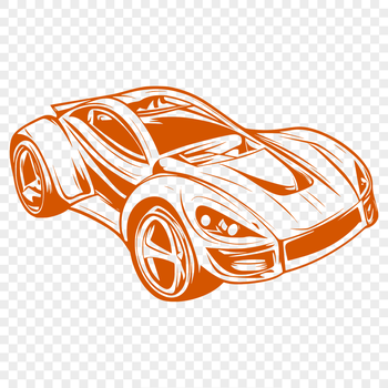 A simple vector illustration of a car, suitable for digital design projects.