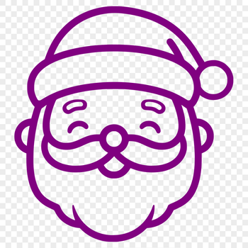 Unique Santa Claus - Christmas SVG