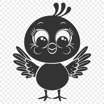 A full body illustration of a turkey with detailed feathers and beak, suitable for various digital designs.