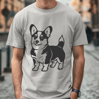 Creative Standing Corgi - SVG