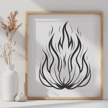 Stunning Fire - Cricut DXF