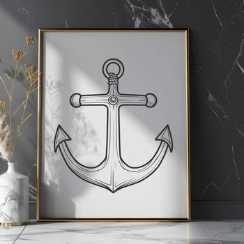 Beautiful Anchor - Craft PNG