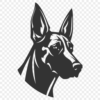 Free Free Doberman Pinscher Vector Illustration